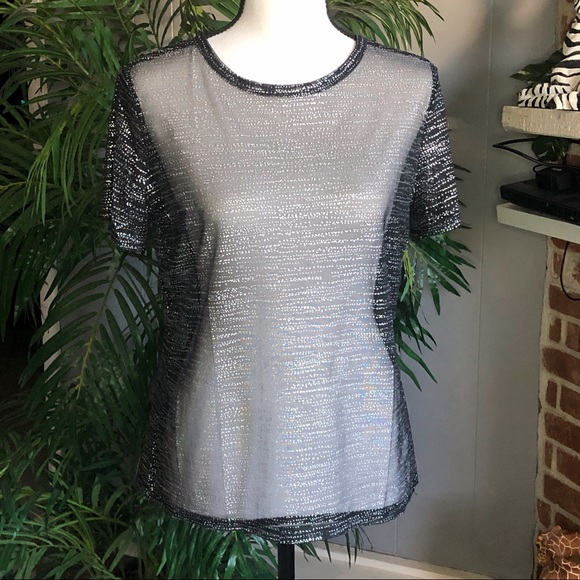 Victoria's Secret Tops - ☀️ Victoria’s Secret Sheer Shine Mesh Top